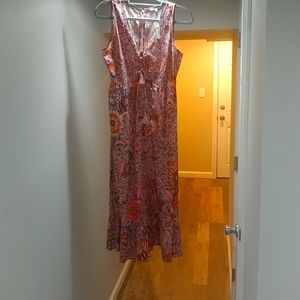 Madewell Beautiful  Sleeveless Dress with Floral Print